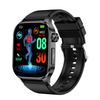 Smartwatch with ECG, Blood Sugar and Blood Pressure Monitoring - HealthSync