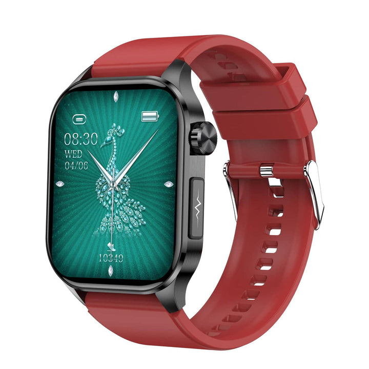 Smartwatch with ECG, Blood Sugar and Blood Pressure Monitoring - HealthSync