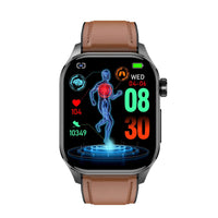 Smartwatch with ECG, Blood Sugar and Blood Pressure Monitoring - HealthSync