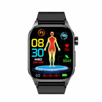 Smartwatch with ECG, Blood Sugar and Blood Pressure Monitoring - HealthSync
