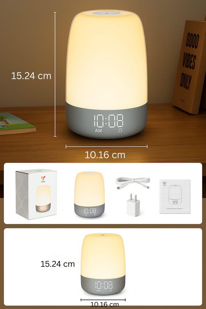 Wake-up Light with Natural Sounds - Aurora-State of Style