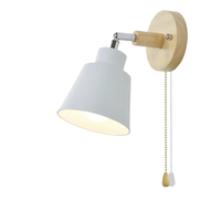 Wall lamp with pull switch - TwistGlow-White-With a Toggle Switch-State of Style