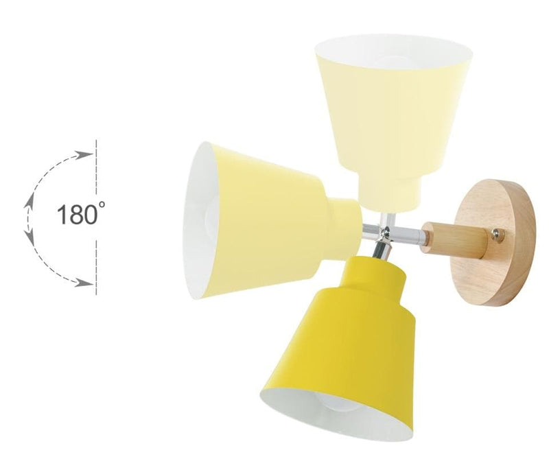 Wall lamp with pull switch - TwistGlow-White-With a Toggle Switch-State of Style