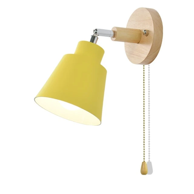 Wall Lamp with Pull Switch - TwistGlow-White-With pull switch-State of Style