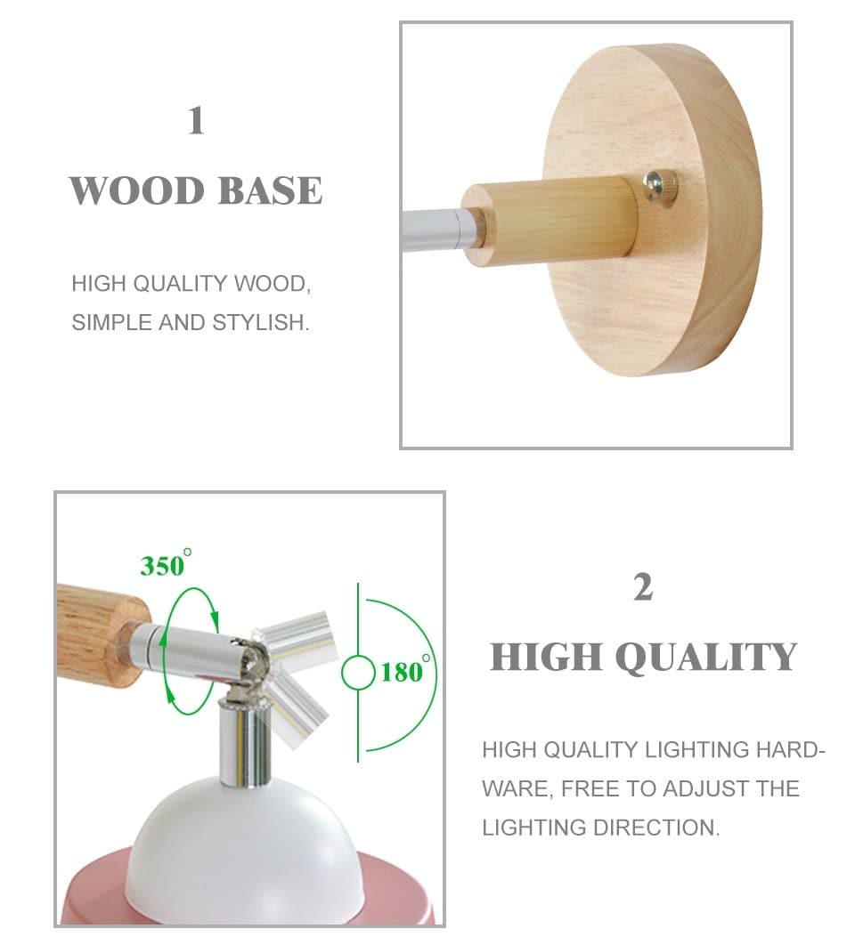 Wall Lamp with Pull Switch - TwistGlow-White-With pull switch-State of Style