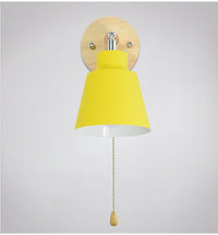 Wall lamp with pull switch - TwistGlow-Yellow-With a Toggle Switch-State of Style