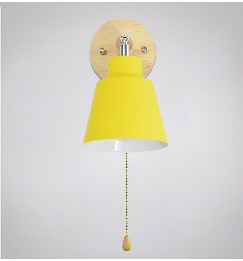 Wall Lamp with Pull Switch - TwistGlow-Yellow-With pull switch-State of Style