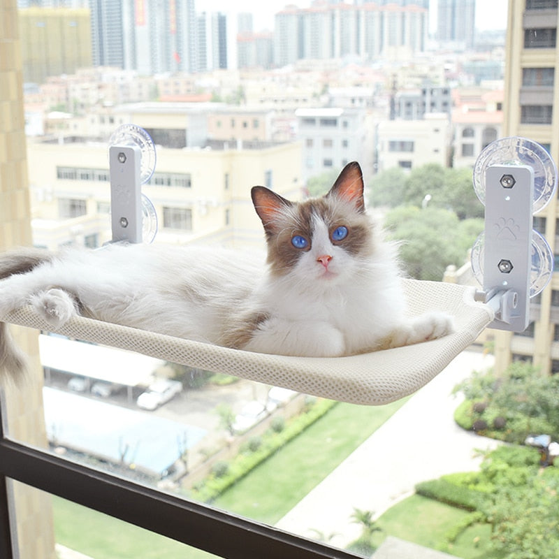 Wall-Mounted Hammock for Pets - SkyNap-Beige 30-45cm-State of Style