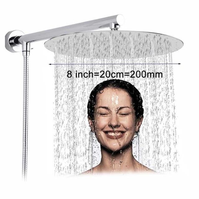 Wall-Mounted Rain Shower - RainFlow Ultra-S-Square-State of Style