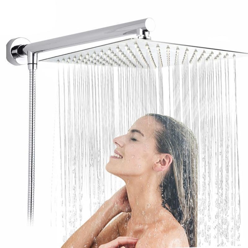 Wall-Mounted Rain Shower - RainFlow Ultra-S-Square-State of Style