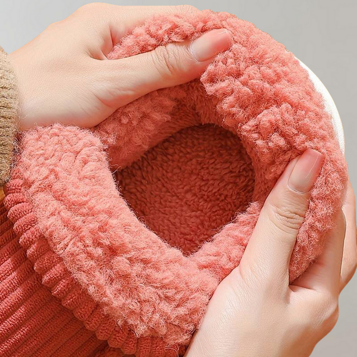 Warm and Comfortable Ladies' Slippers - Livia-Blue-3.5-State of Style