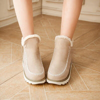 Warm and Comfortable Women's Fleece Boots - Olivia-Black-5-State of Style