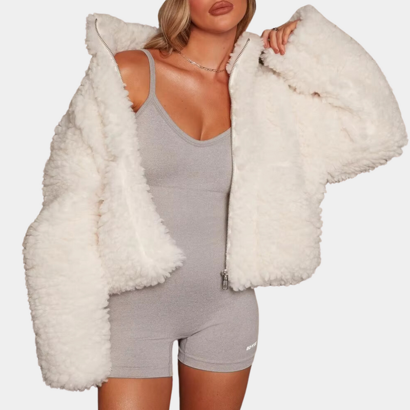 Warm and Soft Ladies' Coat - Livia-Black-XS-State of Style