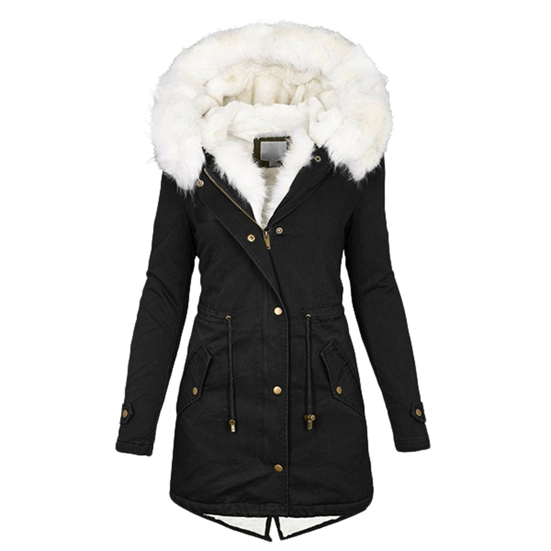 Warm and Stylish Winter Coat - Elin-Black-S-State of Style