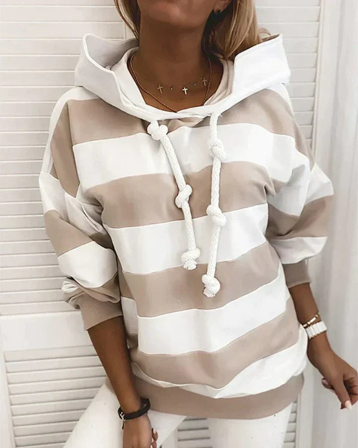 Warm and Stylish Women's Hoodie - Elise-Beige-XS-State of Style