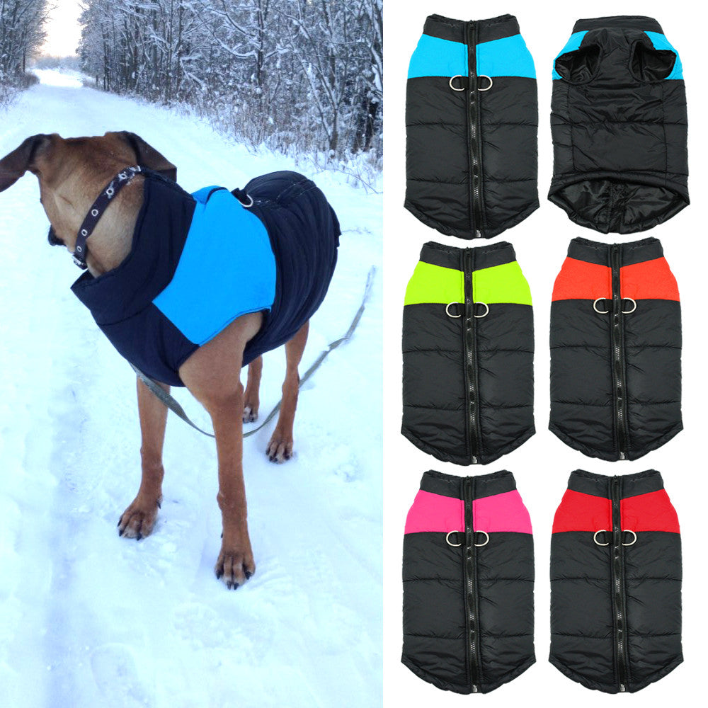 Warm and Water-Repellent Dog Coat - WarmPaws-S-Pink-State of Style