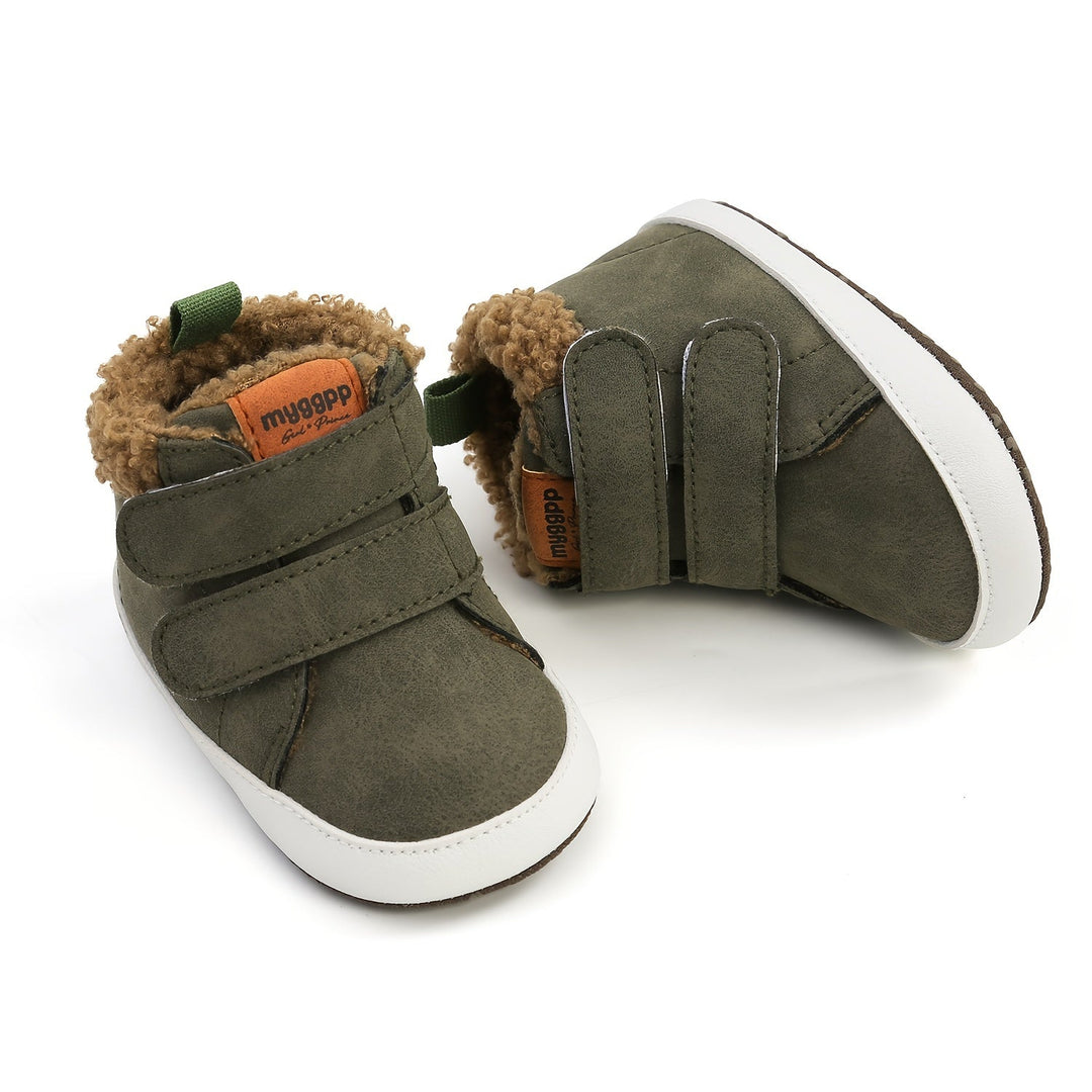 Warm Baby Boots with Velcro – Ready for Every Winter Day!-Black-11-State of Style