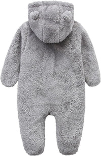 Warm Baby Romper with Hood-Footless beige-0-3M-State of Style
