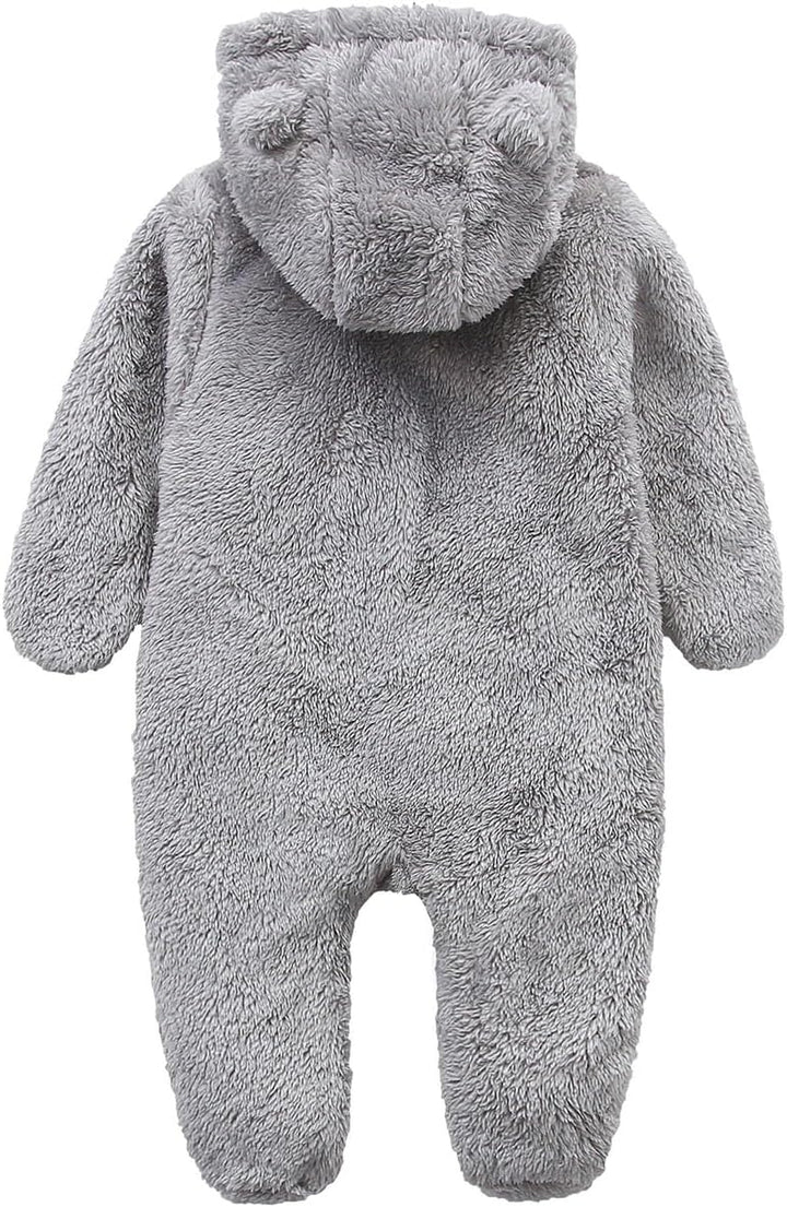 Warm Baby Romper with Hood-Footless beige-0-3M-State of Style
