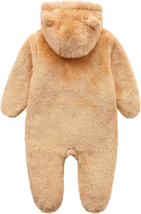 Warm Baby Romper with Hood-Footless beige-0-3M-State of Style