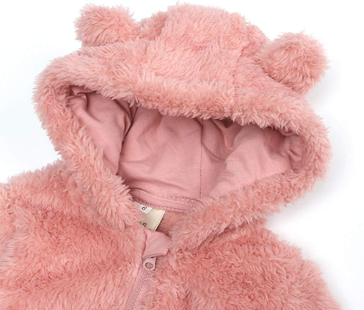 Warm Baby Romper with Hood-Footless beige-0-3M-State of Style