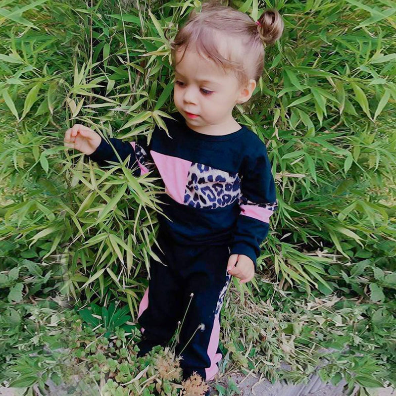 Warm Baby Sweater Set for Girls-Black-12-18 Months-State of Style