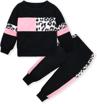 Warm Baby Sweater Set for Girls-Black-12-18 Months-State of Style