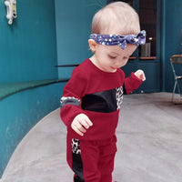 Warm Baby Sweater Set for Girls-Black-12-18 Months-State of Style