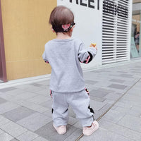 Warm Baby Sweater Set for Girls-Black-12-18 Months-State of Style