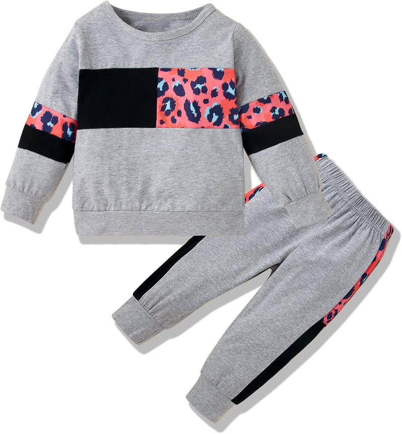 Warm Baby Sweater Set for Girls-Grey-12-18 Months-State of Style