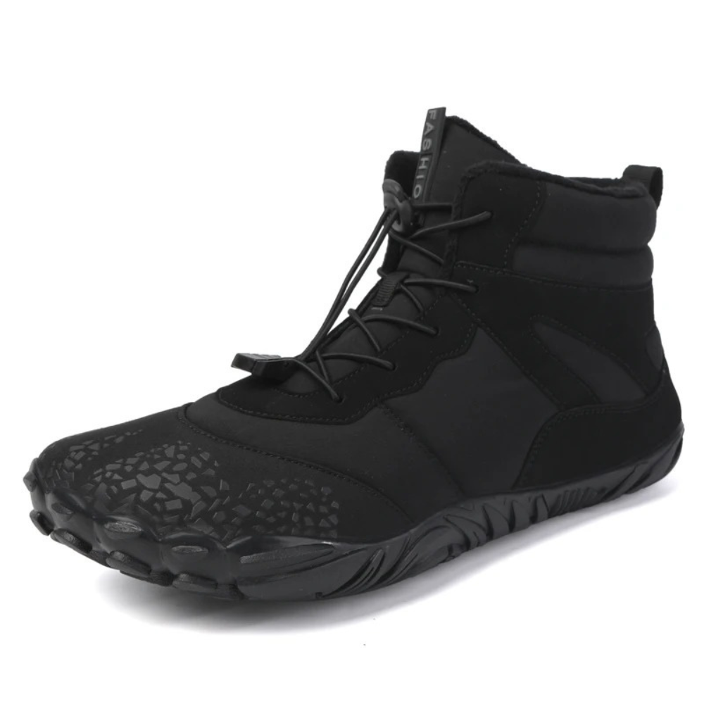 Warm Barefoot Snow Boots - FrostFlex-Black-3.5-State of Style