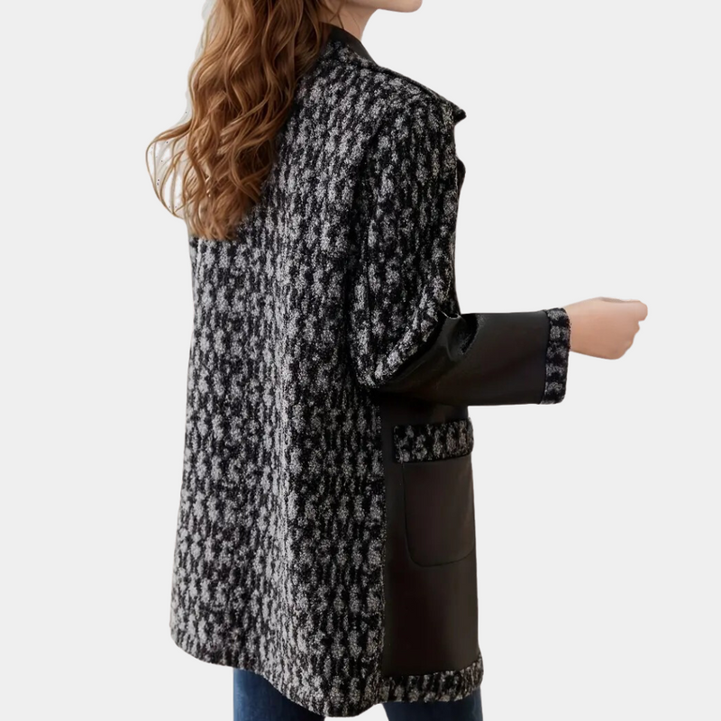 Warm Black Women's Coat with Luxury Finish - Renée-XS-State of Style