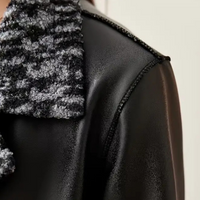 Warm Black Women's Coat with Luxury Finish - Renée-XS-State of Style