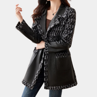 Warm Black Women's Coat with Luxury Finish - Renée-XS-State of Style