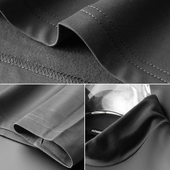 Warm Brushed Cotton Shirt - Lars-Black-M-State of Style