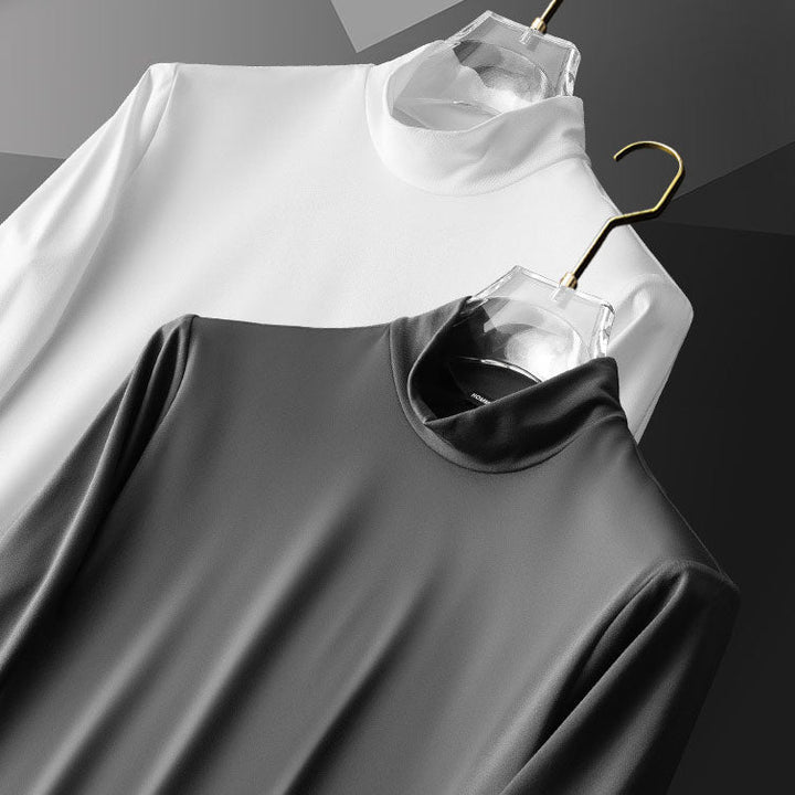 Warm Brushed Cotton Shirt - Lars-Black-M-State of Style