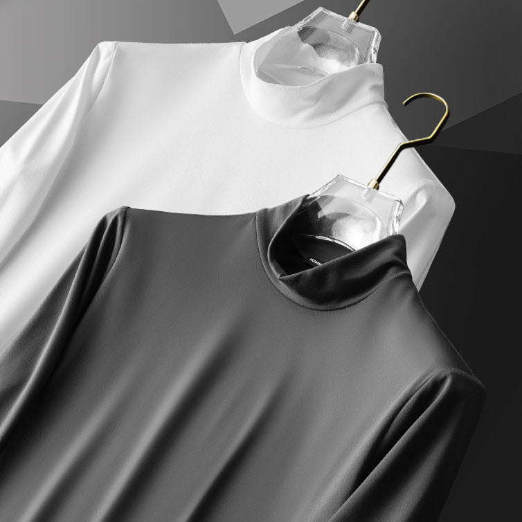 Warm Brushed Cotton Shirt - Lars-Black-M-State of Style