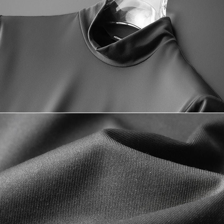 Warm Brushed Cotton Shirt - Lars-Black-M-State of Style