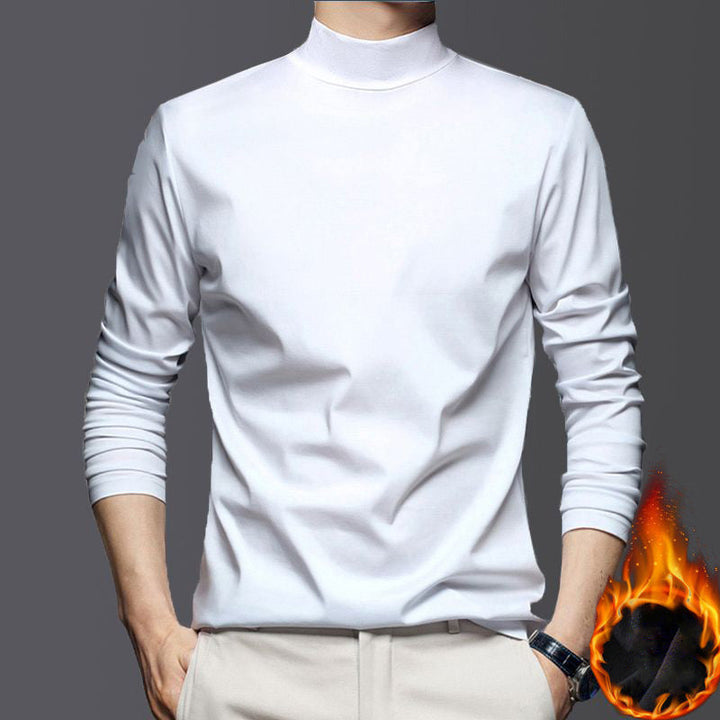 Warm Brushed Cotton Shirt - Lars-White-M-State of Style