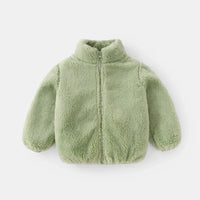 Warm children's coat for autumn and winter-Moss green-6-12M-State of Style