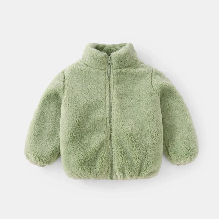 Warm children's coat for autumn and winter-Moss green-6-12M-State of Style