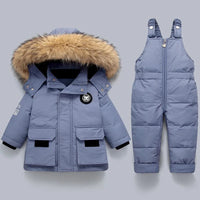 Warm children's jacket and overall - Charlie-Blue-80-State of Style