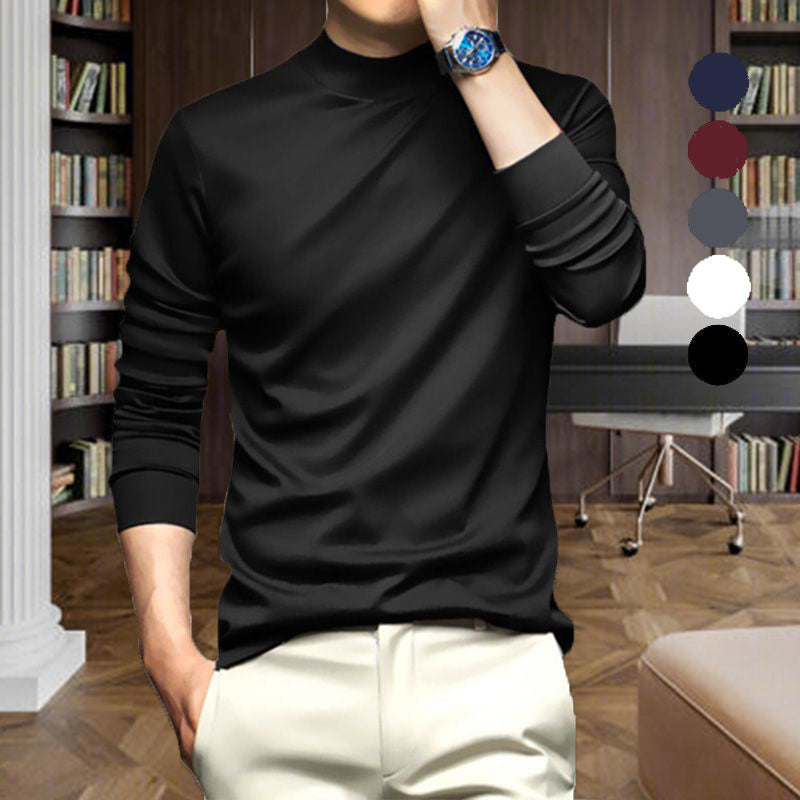Warm Combed Cotton Shirt - Lars-Black-M-State of Style