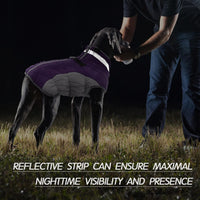 Warm Dog Winter Jacket with Built-in Harness-Red-XS-State of Style