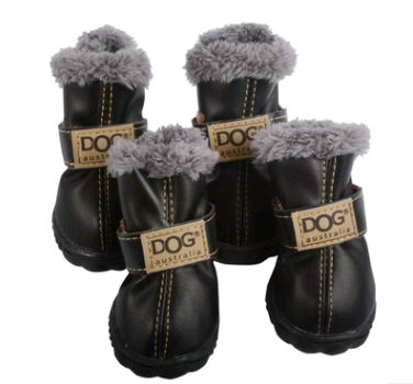 Warm Dogs Snow Boots - SnowPaws-Black-S-State of Style