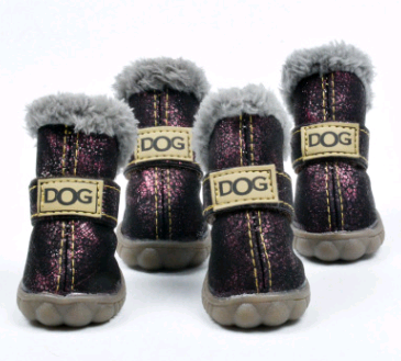 Warm Dogs Snow Boots - SnowPaws-Blue-S-State of Style