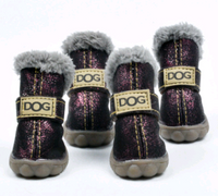 Warm Dogs Snow Boots - SnowPaws-Blue-S-State of Style