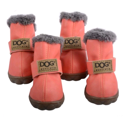Warm Dogs Snow Boots - SnowPaws-Pink-S-State of Style