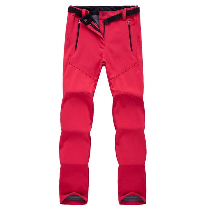 Warm Fleece Softshell Pants - Everest-Red-S-State of Style