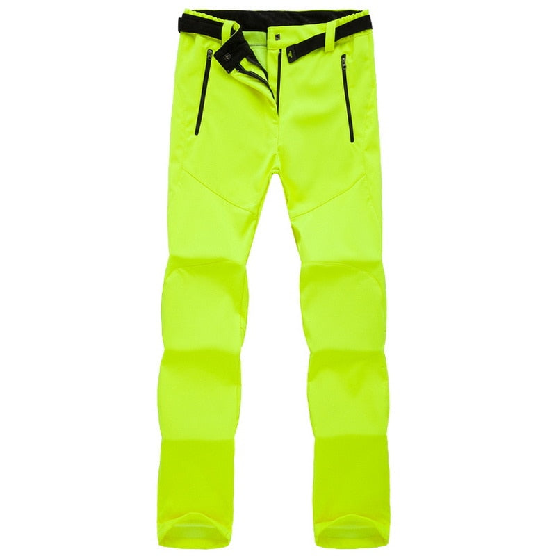 Warm Fleece Softshell Trousers - Everest-Neon Yellow-S-State of Style